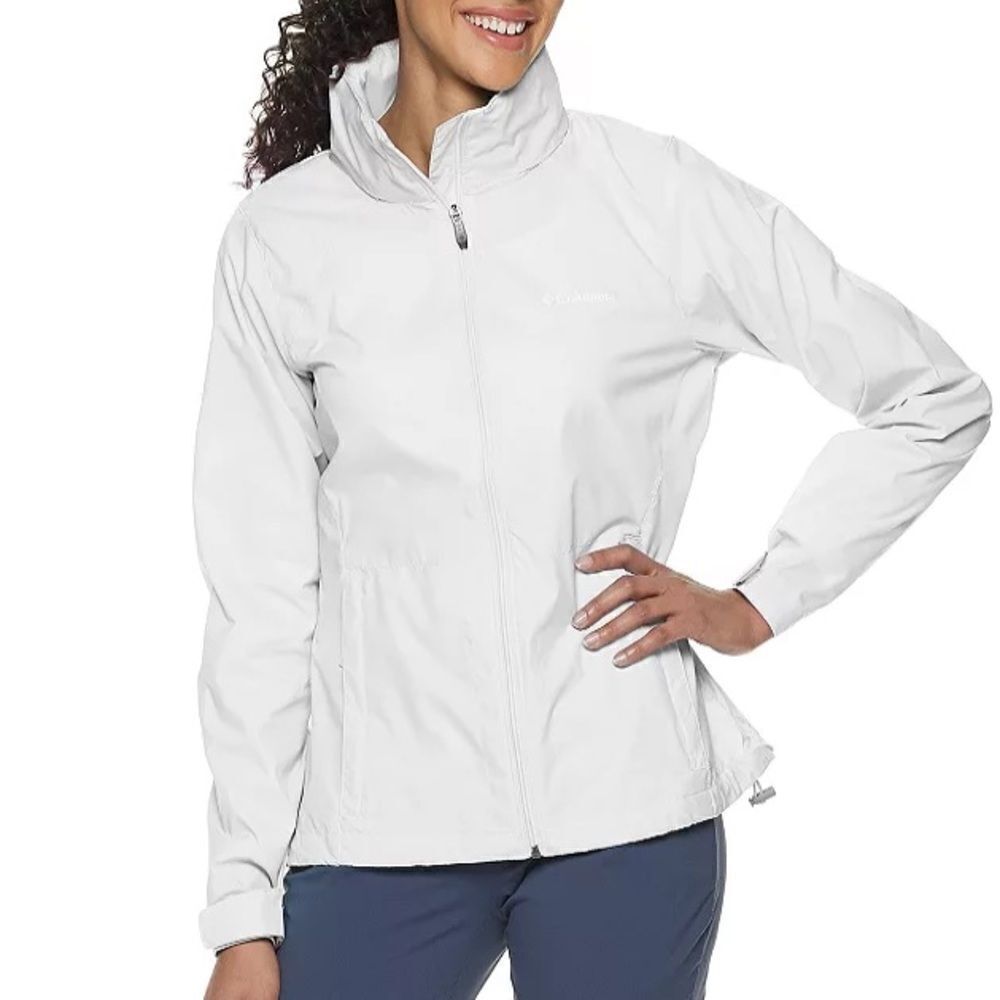 Columbia Switchback Hooded Packable Jacket white‎